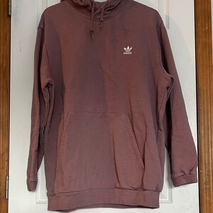 Adidas Men's Earthy Tone Mauve Hoodie